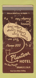 Matchbook Cover - Planters Hotel Brawley CA WORN 30 Strike