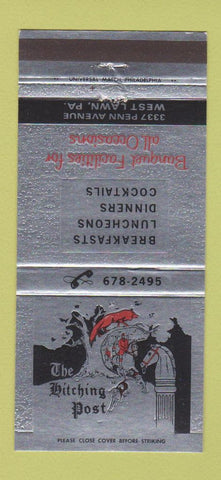 Matchbook Cover - The Hitching Post West Lawn PA 30 Strike