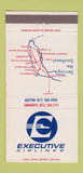 Matchbook Cover - Executive Airlines Boston MA Sarasota FL 30 Strike