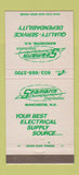 Matchbook Cover - Seamans Electrical Supply Manchester NH 30 Strike