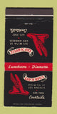 Matchbook Cover - Cap n Quill Los Angeles CA  30 Strike