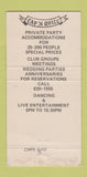 Matchbook Cover - Cap n Quill Los Angeles CA  30 Strike