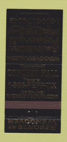 Matchbook Cover - Peppermill Concert Hall Resorts Wendover NV 30 Strike