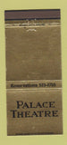 Matchbook Cover - Palace Theatre 30 Strike