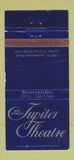 Matchbook Cover - Burt Reynolds Jupiter Theatre FL WEAR 30 Strike
