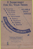 Matchbook Cover - Weinacker's Shopping Center Mobile AL 40 Strike