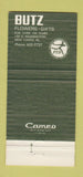Matchbook Cover - Butz Flowers Gifts New Castle PA 30 Strike