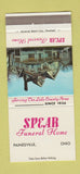 Matchbook Cover - Spear Funeral Home Painesville OH 30 Strike