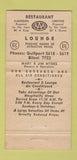 Matchbook Cover - Friendship House Restaurant Mississippi City MS 30 Strike