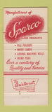 Matchbook Cover - SP Richards Paper Miami Atlanta Charlotte 30 Strike
