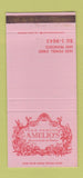 Matchbook Cover - Amelio's San Francisco CA WEAR 30 Strike