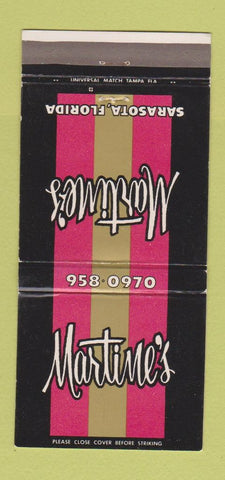 Matchbook Cover - Martime's Sarasota FL 30 Strike