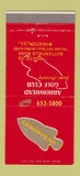 Matchbook Cover - Arrowhead Golf Club Wheaton IL 30 Strike