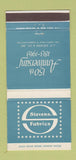 Matchbook Cover - Stevens Fabrics 1963 30 Strike