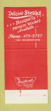 Matchbook Cover - Club House Restaurant Maple Heights OH 30 Strike