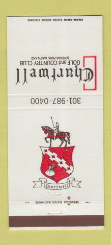 Matchbook Cover - Chartwell Golf Country Club Severna Park MD 30 Strike