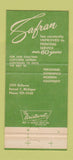 Matchbook Cover - Safran Printing Detroit MI 1964 30 Strike