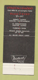 Matchbook Cover - Chateau Madrid New York City 30 Strike