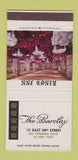 Matchbook Cover - The Barclay Hotel New York City King's Inn 30 Strike