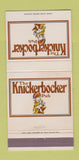Matchbook Cover - Knickerbocker Pub New York City 30 Strike