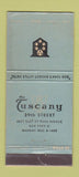 Matchbook Cover - The Tuscany Room New York City WORN 30 Stick