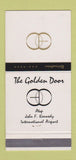 Matchbook Cover - The Golden Door JFK Airport New York City 30 Strike