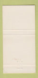 Matchbook Cover - Biasetti's Steak House Chicago IL YELLOW 30 Strike