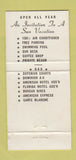 Matchbook Cover - Sea Breeze Motel Miami Beach FL WEAR 30 Strike