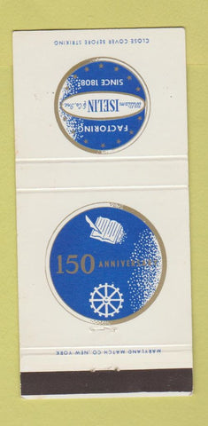 Matchbook Cover - William Iselin New York City 30 Strike