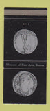 Matchbook Cover - Museum of Fine Arts Boston MA 30 Strike