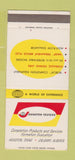 Matchbook Cover - Johnston Testers Calgary AB Houston TX SAMPLE 30 Strike