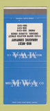 Matchbook Cover - Mid West Abrasvie Chicago IL SAMPLE 30 Strike