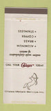 Matchbook Cover - Chase Metals Cleveland OH 30 Strike