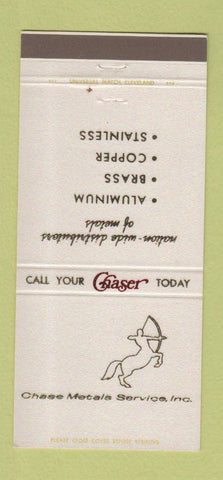 Matchbook Cover - Chase Metals Cleveland OH 30 Strike