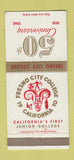 Matchbook Cover - Fresno City College CA 1960 30 Strike