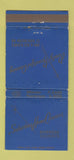 Matchbook Cover - Suburban Home Cleaners Riverside IL WEAR 30 Strike