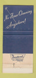 Matchbook Cover - Suburban Home Cleaners Riverside IL WEAR 30 Strike