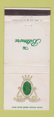 Matchbook Cover - The Biltmore Hotel New York City WEAR 30 Strike