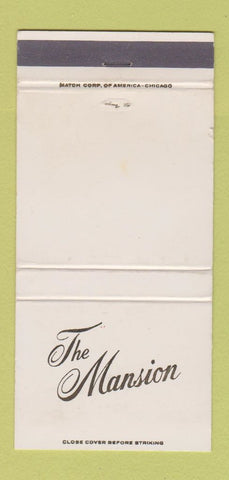 Matchbook Cover - The Mansion New York City 30 Strike