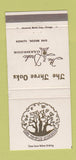 Matchbook Cover - Three Oaks Drake Oak Brook IL WEAR 30 Strike