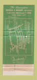 Matchbook Cover - Lauraine Murphy Manhasset LI NY #2 WHITE 30 Strike