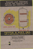 Matchbook Cover - Tuttle Kift stove water heaters Columbus OH 40 Strike
