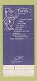 Matchbook Cover - Eurich Home Improvement Indian River Saginaw MI 30 Strike
