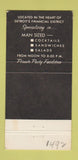 Matchbook Cover - The Colonnade Lounge Detroit MI 30 Strike