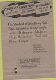 Matchbook Cover - Selfridge Norton Roofing Flanges Cleveland OH 40 Strike