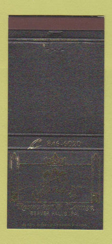 Matchbook Cover - Granada Restaurant Beaver Falls PA 30 Strike