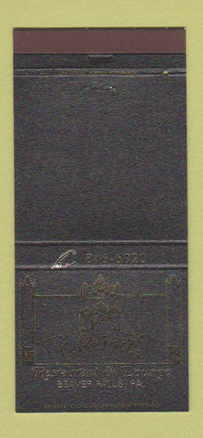 Matchbook Cover - Granada Restaurant Beaver Falls PA 30 Strike