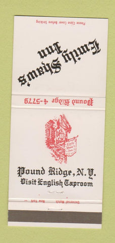 Matchbook Cover - Emily Shaw's Inn Pound Ridge NY 30 Strike