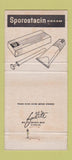 Matchbook Cover - Ortho Sporostacin Cream 30 Strike