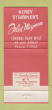 Matchbook Cover - Henry Stampler's Filet Mignon New York City 30 Strike